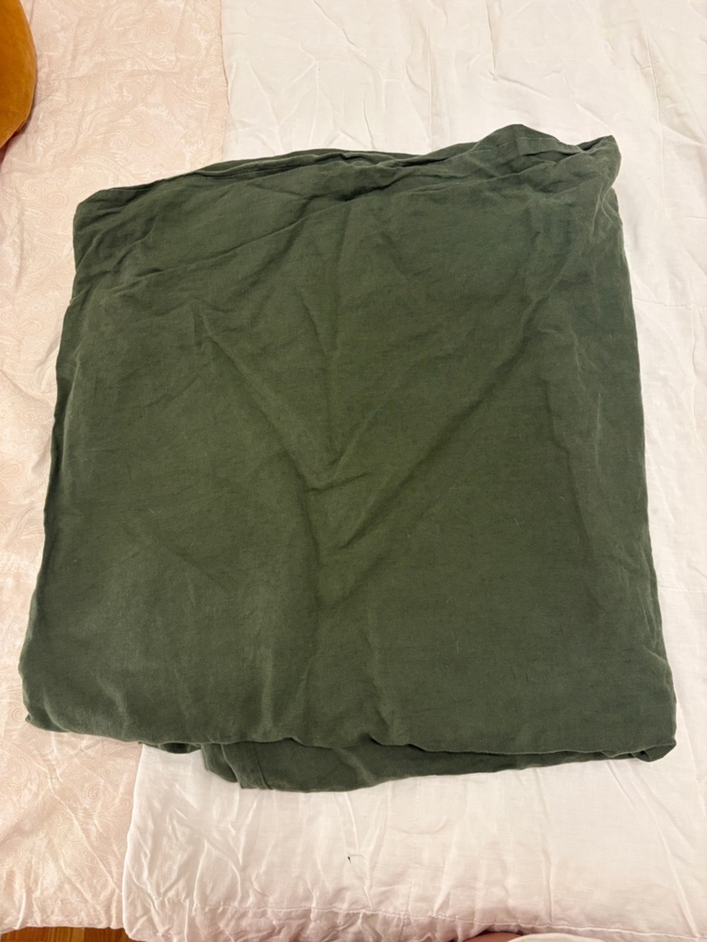 Premium Olive Green Duvet Cover - Soft, Breathable Bedding